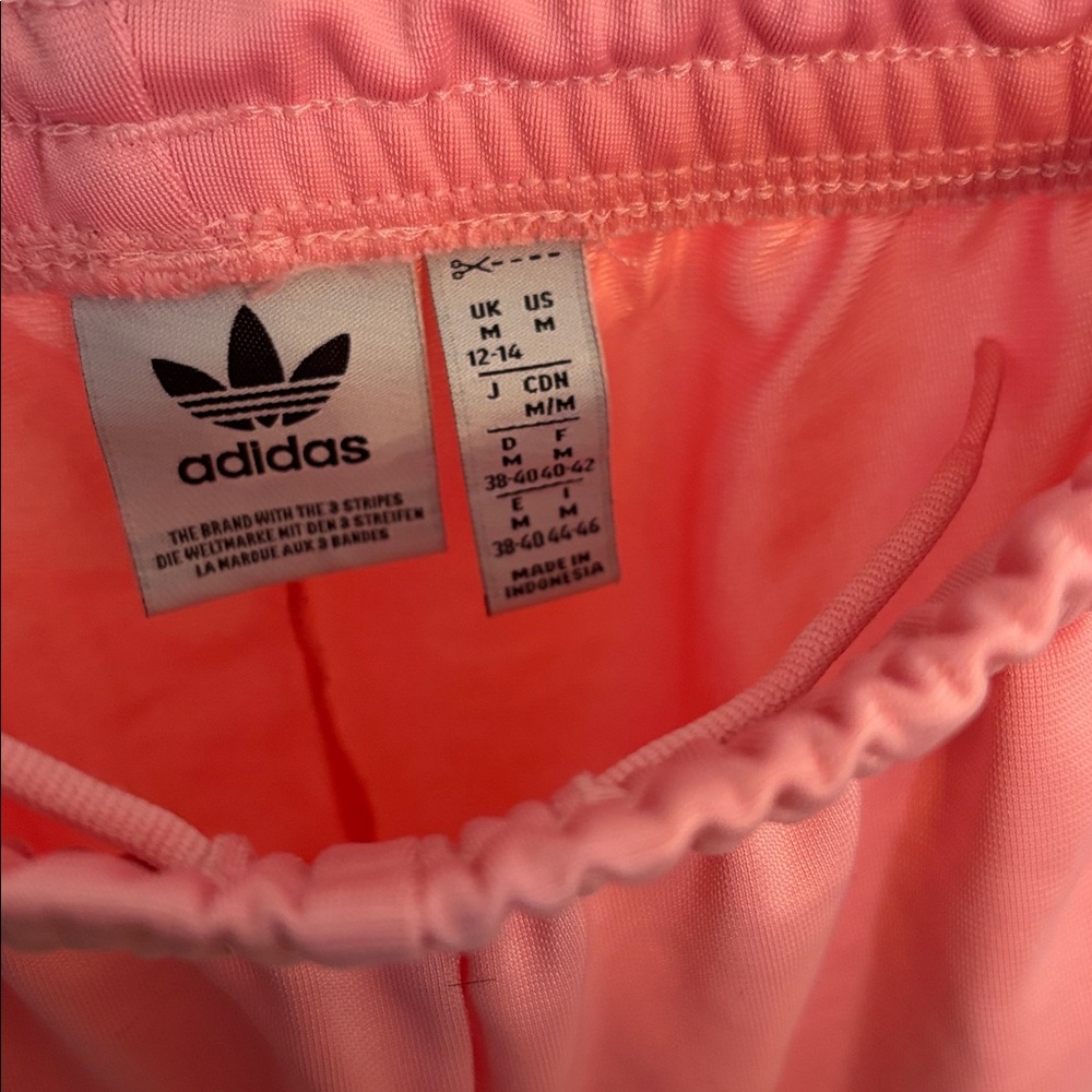 ADIDAS Pink Wide Leg Track Pant - Picture 2 of 4
